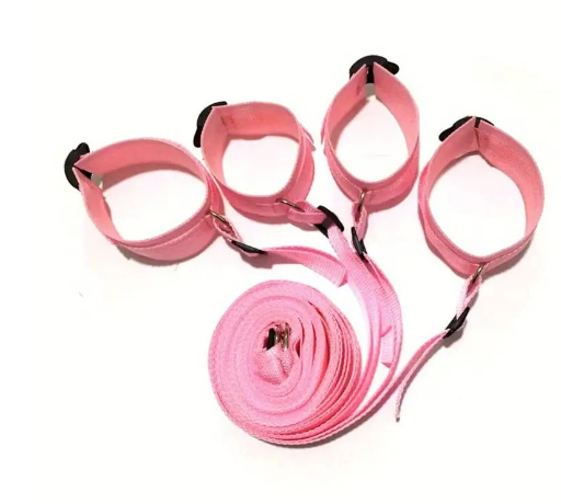 Alternative Bondage Straps for Bed - Plush Restraints