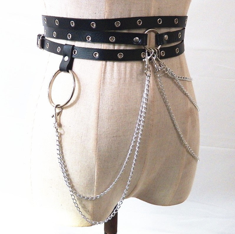 Punk Style Waist Chain Belt for Women’s Fashion