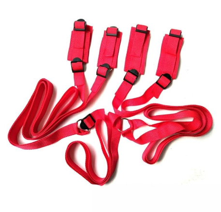 Alternative Bondage Straps for Bed - Plush Restraints