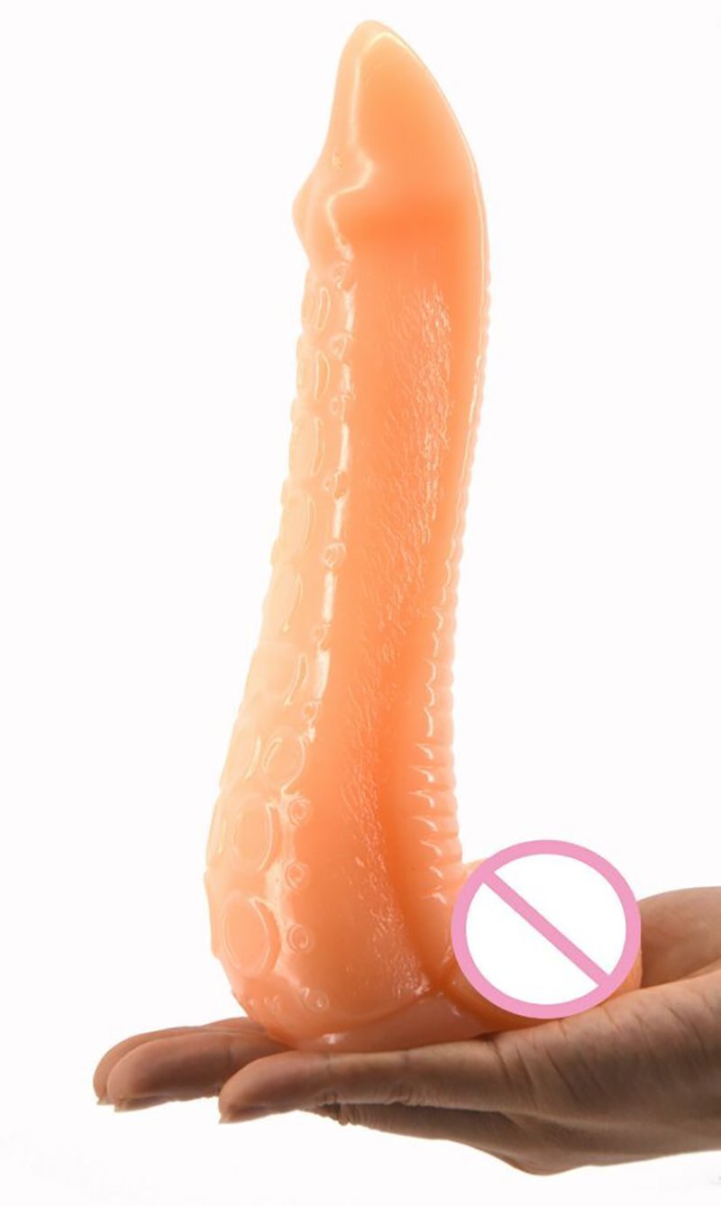 Giant Silicone Realistic Dildo for G-Spot & Anal Use