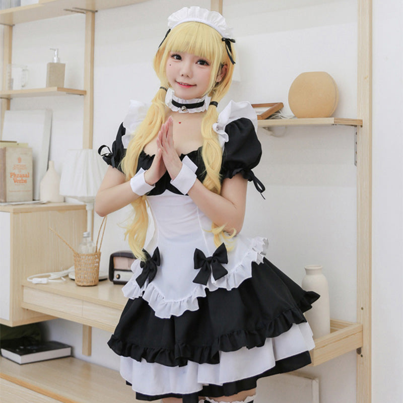 Gaming Costume Cosplay Miracle Nikki Maid Outfit