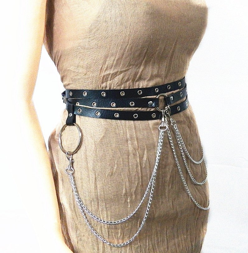 Punk Style Waist Chain Belt for Women’s Fashion