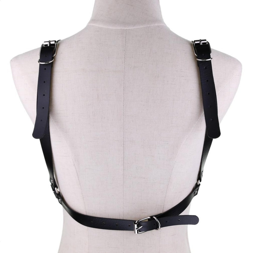 Leather Chain and PU Strap for Bras and Bustiers